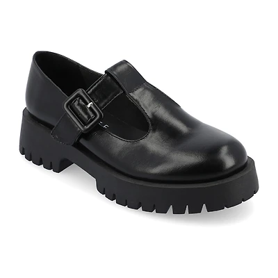 Journee Collection Suvi Womens Round Closed Toe Mary Jane Shoes