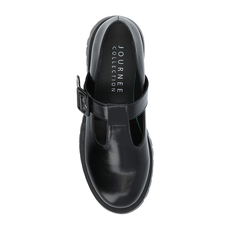 Journee Collection Suvi Womens Round Closed Toe Mary Jane Shoes