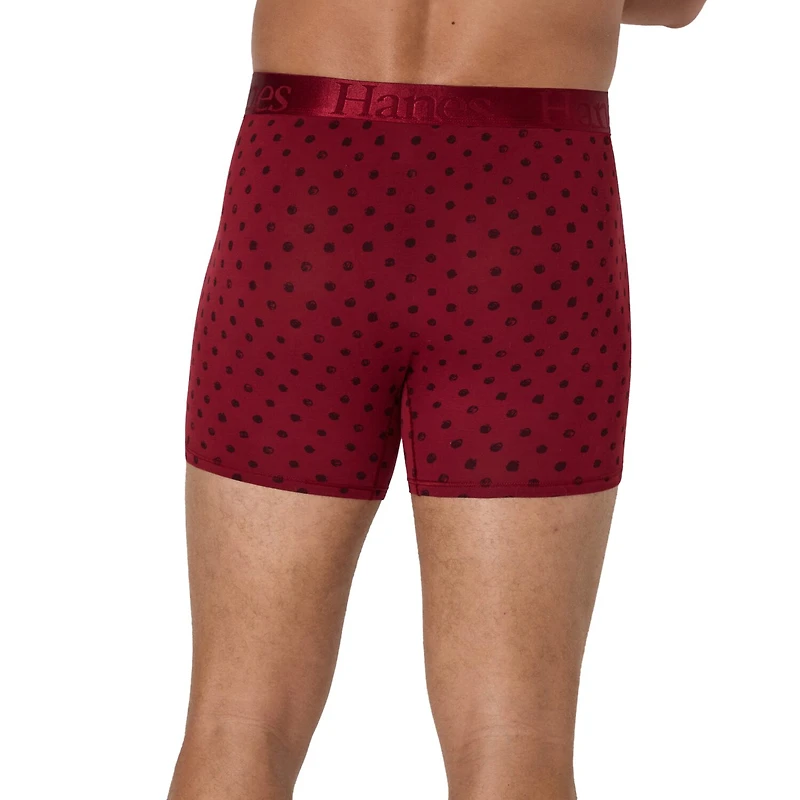 Hanes Supersoft Bonus Pack Mens 4 Comfort Waistband Trunks Uo2td4