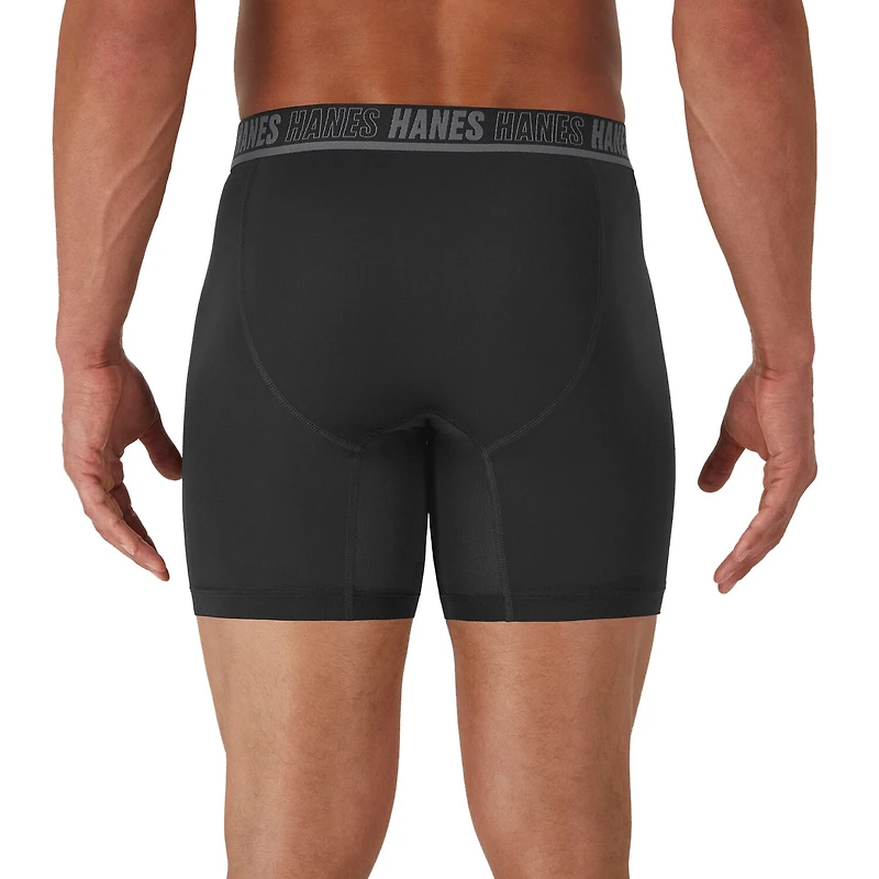 Hanes Moves Xtemp Performance Bonus Pack Mens 5 Boxer Briefs Um2bd5