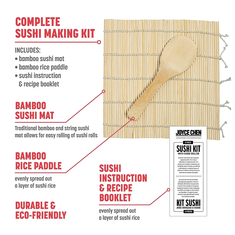 Joyce Chen 2-pc. Sushi Set