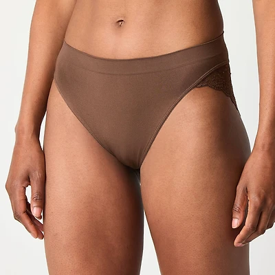 Ambrielle Seamless Lace High Cut Panty