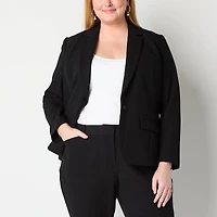 Liz Claiborne Kate Womens Plus Classic Fit Blazer