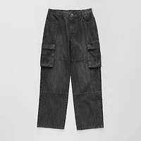 Thereabouts Little & Big Kid Boys Adjustable Waist Cargo Loose Fit Jean