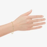 Limited Quantities! Womens Diamond Accent White Diamond 14K Gold Over Silver Cuff Bracelet