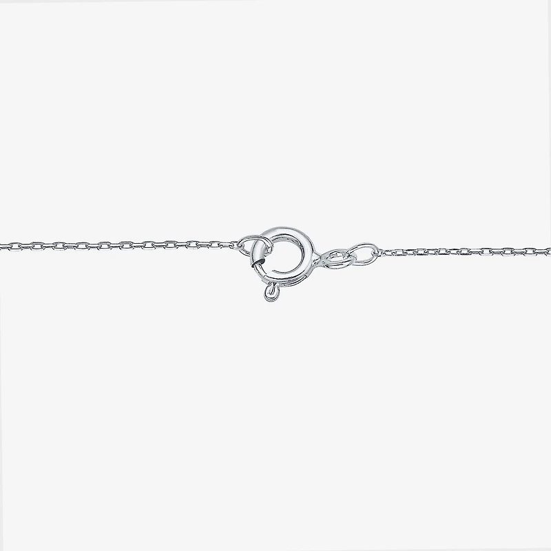 Limited Quantities! Womens 1/5 CT. Natural White Diamond Sterling Silver 18 Inch Pendant Necklace