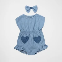 Baby Essentials Girls Sleeveless Romper