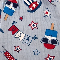 Baby Essentials Little Firecracker Baby Boys 3-pc. Short Set