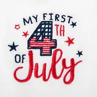 Baby Essentials First Fourth Of July Baby Boys 2-pc. Short Set