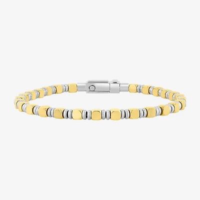 Mens Stainless Steel 8 1/2 Inch Tennis Bracelet