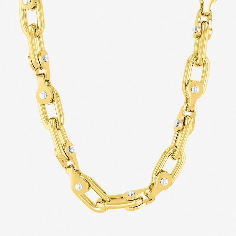 Mens Stainless Steel 22 Inch Mariner Chain Necklace