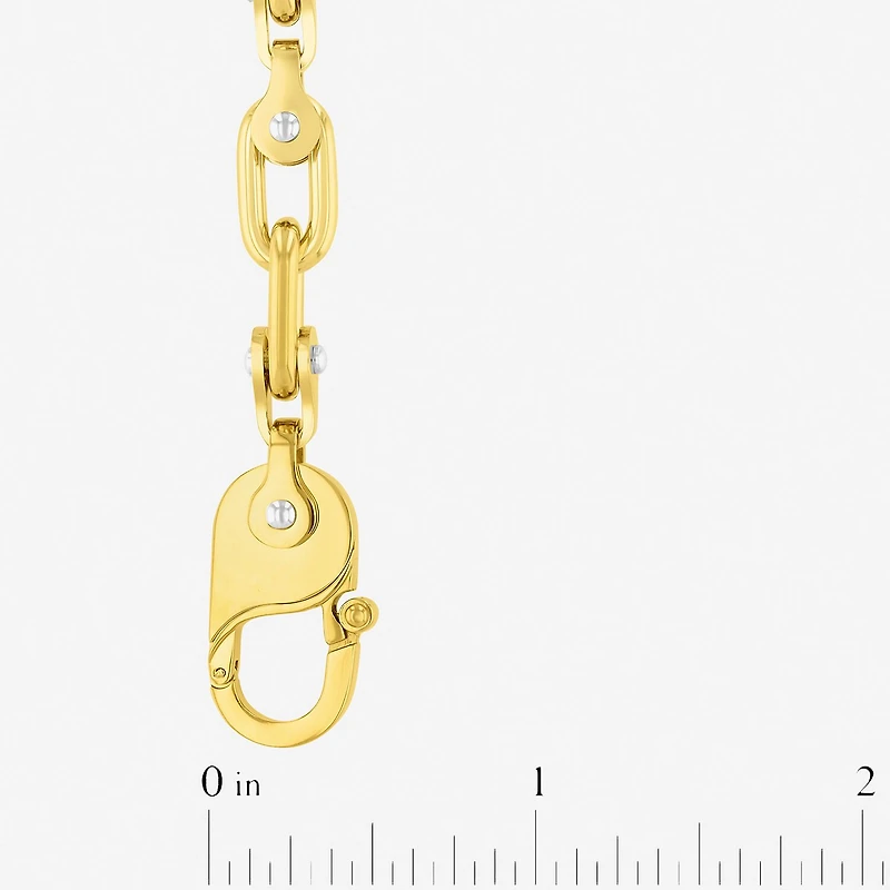 Mens Stainless Steel 22 Inch Mariner Chain Necklace