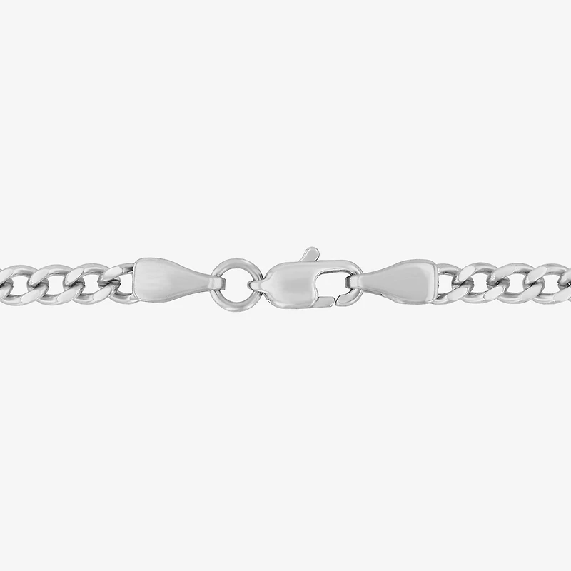 Religious Jewelry Crucifix Mens Stainless Steel Cross 24 Inch Pendant Necklace