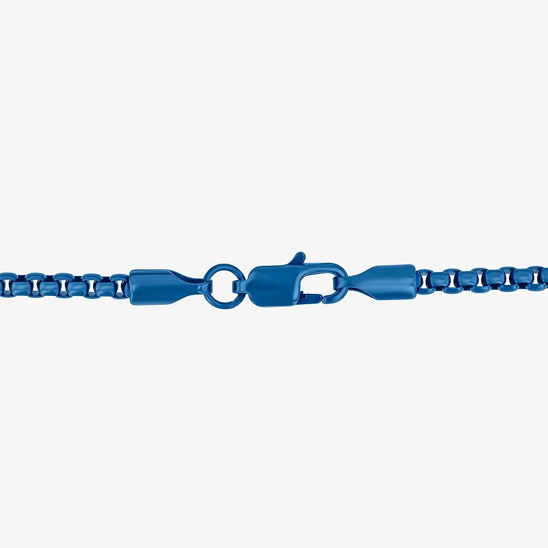 Mens Stainless Steel 20 Inch Box Chain Necklace
