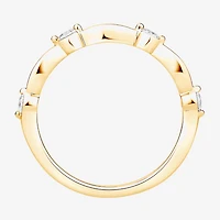 (F / Vs2) Womens 2.5MM 1/4 CT. T.W. Lab Grown White Diamond 10K Gold Wedding Band