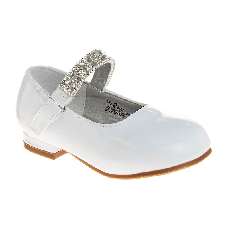 Josmo Toddler Round Closed Toe Flat Heel Pumps