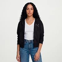 PUMA Womens Long Sleeve Zipper Active Hoodie