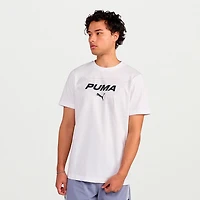PUMA Mens Crew Neck Short Sleeve Regular Fit Graphic T-Shirt