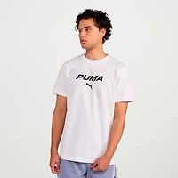 PUMA Mens Crew Neck Short Sleeve Regular Fit Graphic T-Shirt