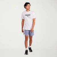 PUMA Mens Crew Neck Short Sleeve Regular Fit Graphic T-Shirt