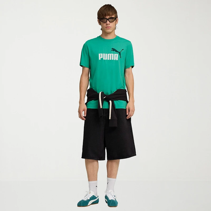 PUMA Essential Mens Crew Neck Short Sleeve Regular Fit Graphic T-Shirt