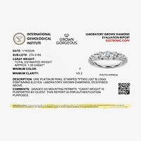 Grown Gorgeous Womens 2.5MM 1 CT. T.W. Lab White Diamond 14K Gold Anniversary Wedding Band