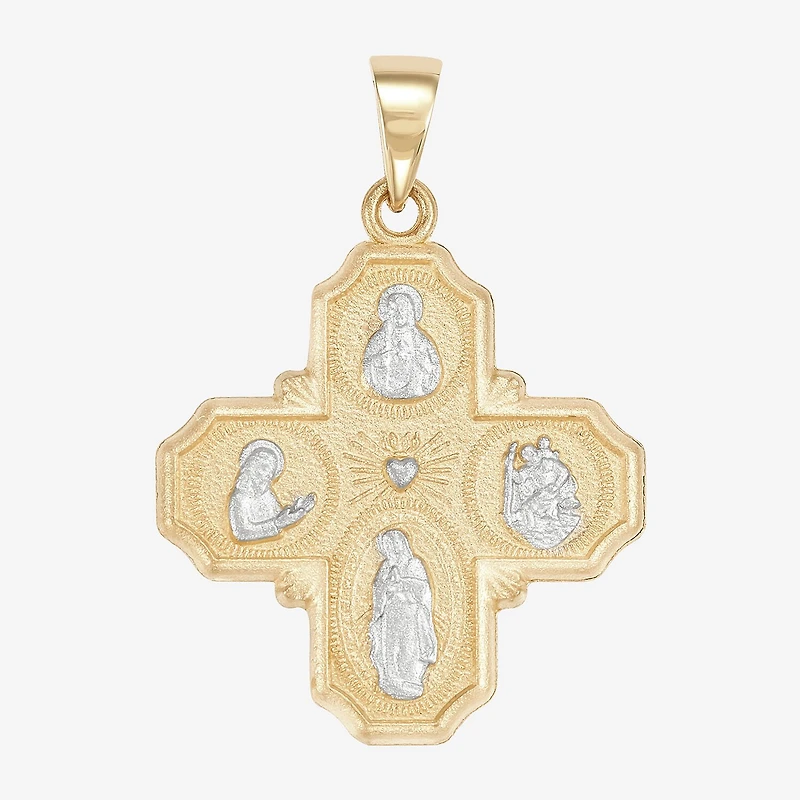 Cross Mens 14K Gold Cross Pendant