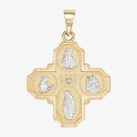 Cross Mens 14K Gold Cross Pendant