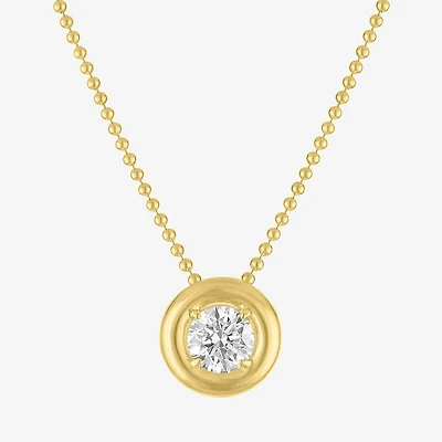 Diamond Addiction (G-H / Si2-I1) Womens 1 1/ CT. T.W. Lab Grown White Diamond 14K Gold Over Silver 18 Inch Pendant Necklace
