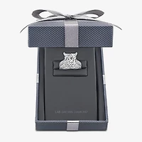 Grown Gorgeous (F / Vs2) Womens 7 1/5 Ct. T.W. Lab White Diamond 14K Gold Side Stone Bridal Set
