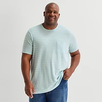 mutual weave Mens Round Neck Short Sleeve Big and Tall T-Shirt