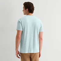 mutual weave Mens Round Neck Short Sleeve T-Shirt