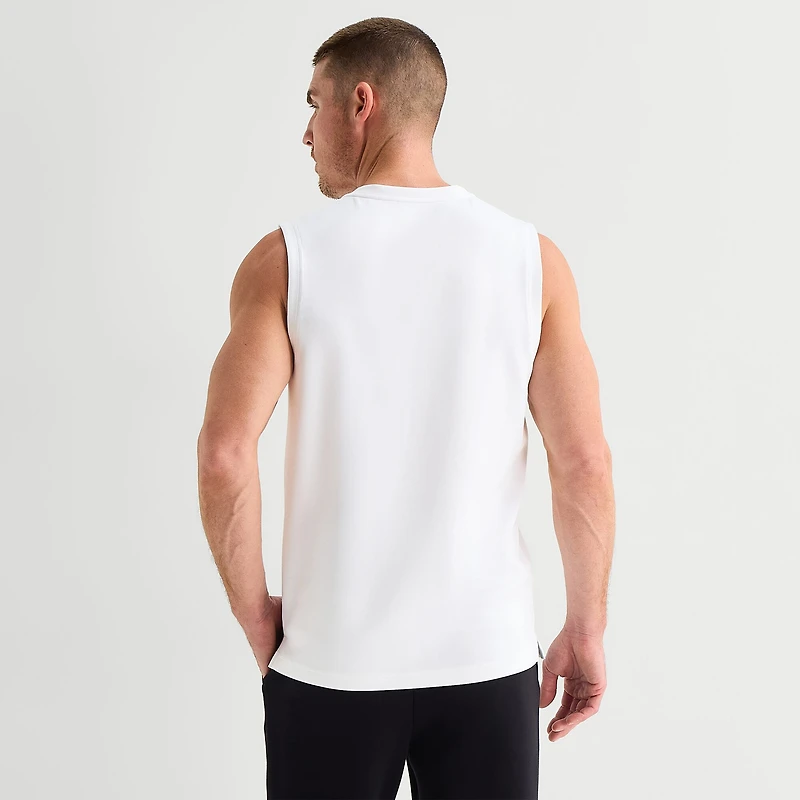 Stylus Mens Crew Neck Sleeveless Muscle T-Shirt