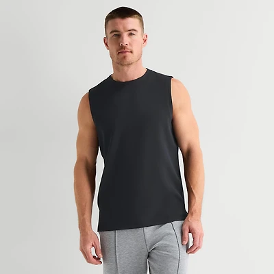 Stylus Mens Crew Neck Sleeveless Muscle T-Shirt