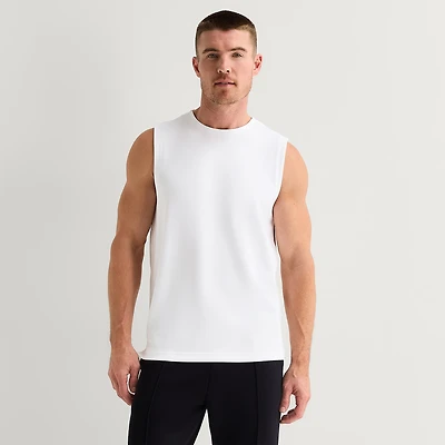 Stylus Mens Crew Neck Sleeveless Muscle T-Shirt