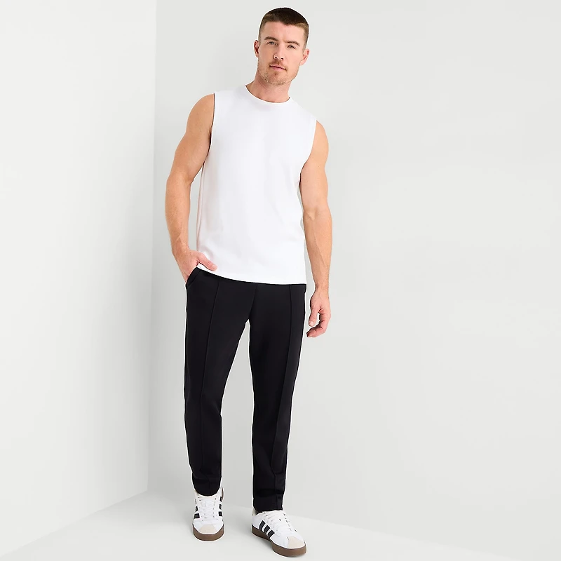 Stylus Mens Crew Neck Sleeveless Muscle T-Shirt