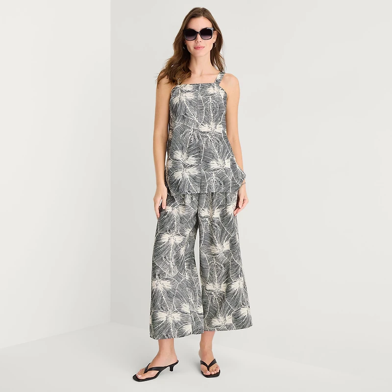 a.n.a Womens Square Neck Sleeveless Tunic Top