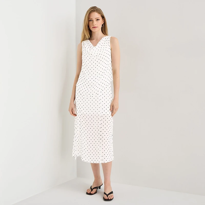 a.n.a Sheer Womens Draped Neck Sleeveless Tank Top