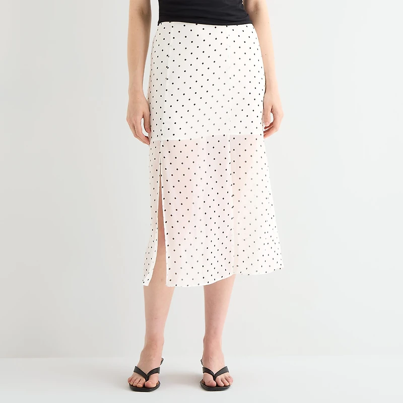 a.n.a Womens Midi Skirt