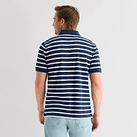 St. John's Bay Johnny Collar Mens Classic Fit Short Sleeve Polo Shirt