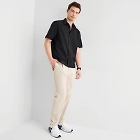 Stylus Mens Short Sleeve Camp Shirt
