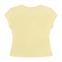 by&by girl Big Kid Girls Round Neck Short Sleeve T-Shirt