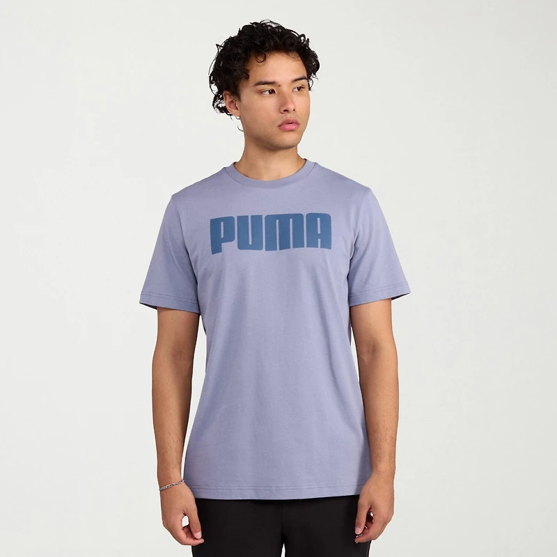 PUMA Mens Crew Neck Short Sleeve Regular Fit Graphic T-Shirt