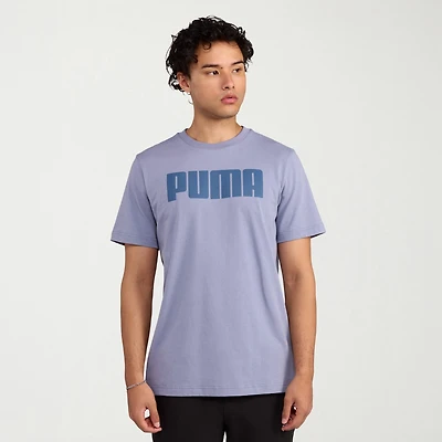 PUMA Mens Crew Neck Short Sleeve Regular Fit Graphic T-Shirt
