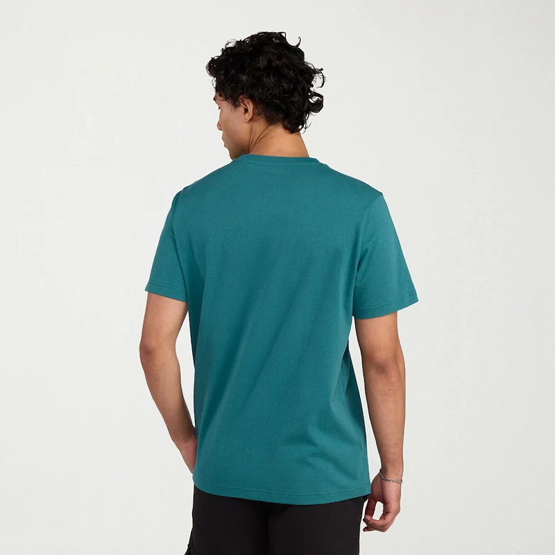 PUMA Mens Crew Neck Short Sleeve Regular Fit Graphic T-Shirt