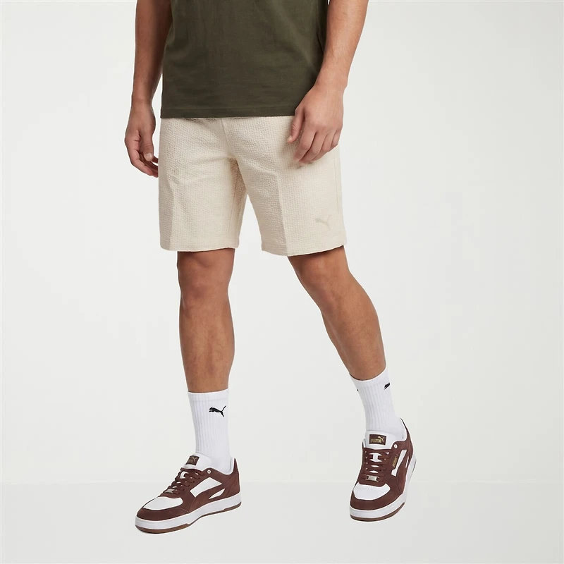PUMA Mens 9" Adjustable Waist Drawstring Pull-On Short