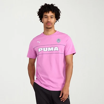 PUMA Mens Crew Neck Short Sleeve Regular Fit Graphic T-Shirt