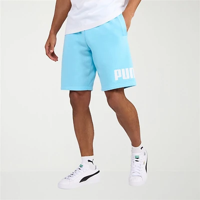 PUMA Mens 10" Adjustable WAIST DRAWSTRING Workout Shorts