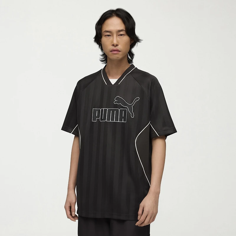 PUMA Mens V Neck Short Sleeve Moisture Wicking Jersey