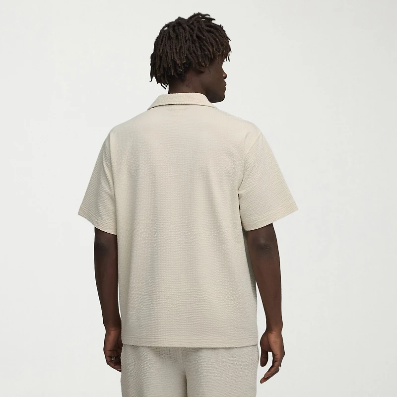 PUMA Mens Short Sleeve Regular Fit Stretch Fabric Button-Down Shirt